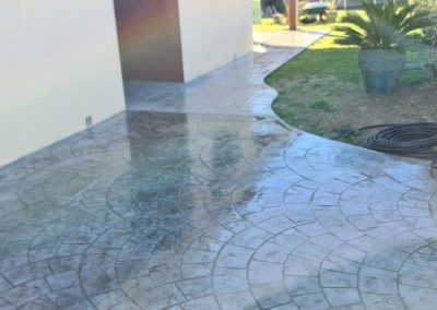 Réalisation BBRP béton imprimé proche perpignan 66